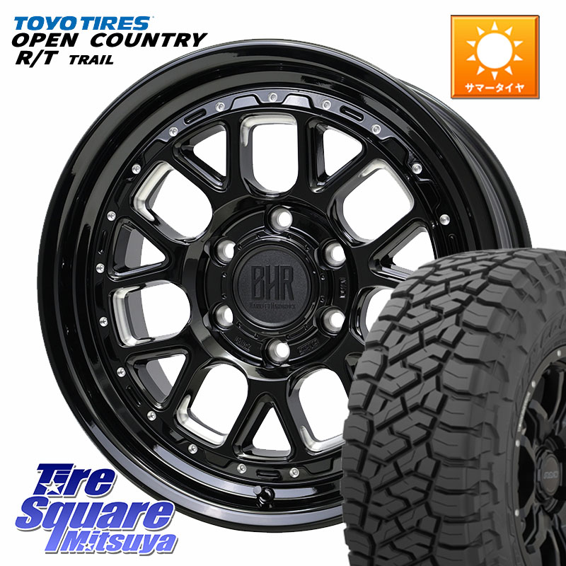 TOYOTIRES オープンカントリー RT 在庫● OPEN COUNTRY RT トレイル R/T TRAIL 265/70R17HotStuff BARKLEY HARDROCK HURON ハードロック ヒューロン ホイール 17インチ 17X8.0J 0 6穴 139.7 トライトン 4Runner Tacoma ランドクルーザー プラド カスタムサイズ｜タイヤスクエアミツヤ