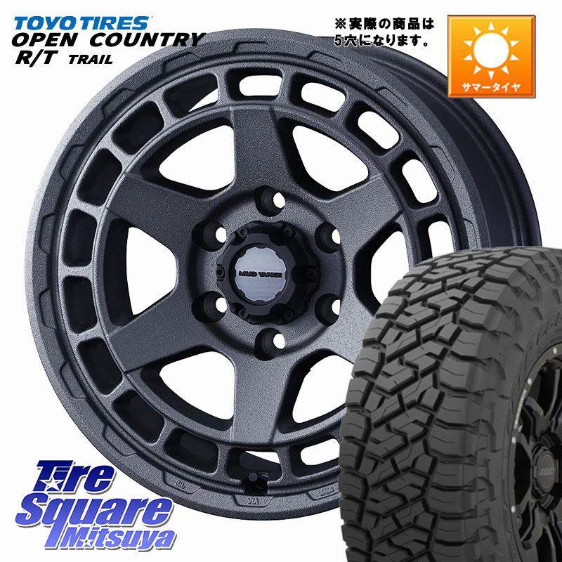 TOYOTIRES オープンカントリー RT 在庫● OPEN COUNTRY RT トレイル R/T TRAIL 265/70R17WEDS MUDVANCE X TYPE S ホイール 17インチ マッドヴァンス タイプS 17X8.0J 38 5穴 127 クライスラー ジープ ラングラー JK系 クライスラー ジープ ラングラー JL系｜タイヤスクエアミツヤ