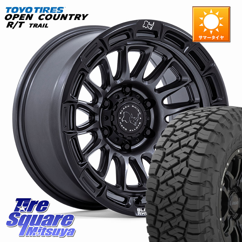 BLACK RHINO RIVAL ライバル ホイール 17インチ ブラックライノ 17 X 8.5J +10 6穴 139.7 TOYOTIRES オープンカントリー RT 在庫● OPEN COUNTRY RT トレイル R/T TRAIL 265/70R17