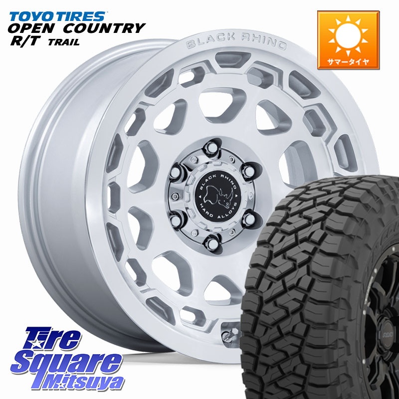 BLACK RHINO CONGO コンゴ ホイール 17インチ ブラックライノ 17 X 8.5J +35 6穴 139.7 TOYOTIRES オープンカントリー RT 在庫● OPEN COUNTRY RT トレイル R/T TRAIL 265/70R17