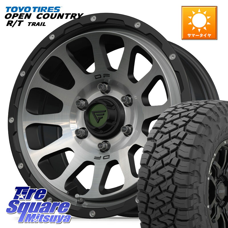 TOYOTIRES オープンカントリー RT 在庫● OPEN COUNTRY RT トレイル R/T TRAIL 265/70R17DELTA FORCE デルタフォース オーバル 6穴 ホイール 17インチ 17X8.0J 20 6穴 139.7 ランドクルーザーFJ トライトン 4Runner Tacoma ランドクルーザー プラド カスタムサイズ FJ｜タイヤスクエアミツヤ