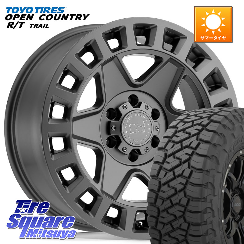 BLACK RHINO YORK ブラックライノ ヨーク GM 17インチ ブラックライノ 17 X 9.0J +12 6穴 139.7 TOYOTIRES オープンカントリー RT 在庫● OPEN COUNTRY RT トレイル R/T TRAIL 265/70R17