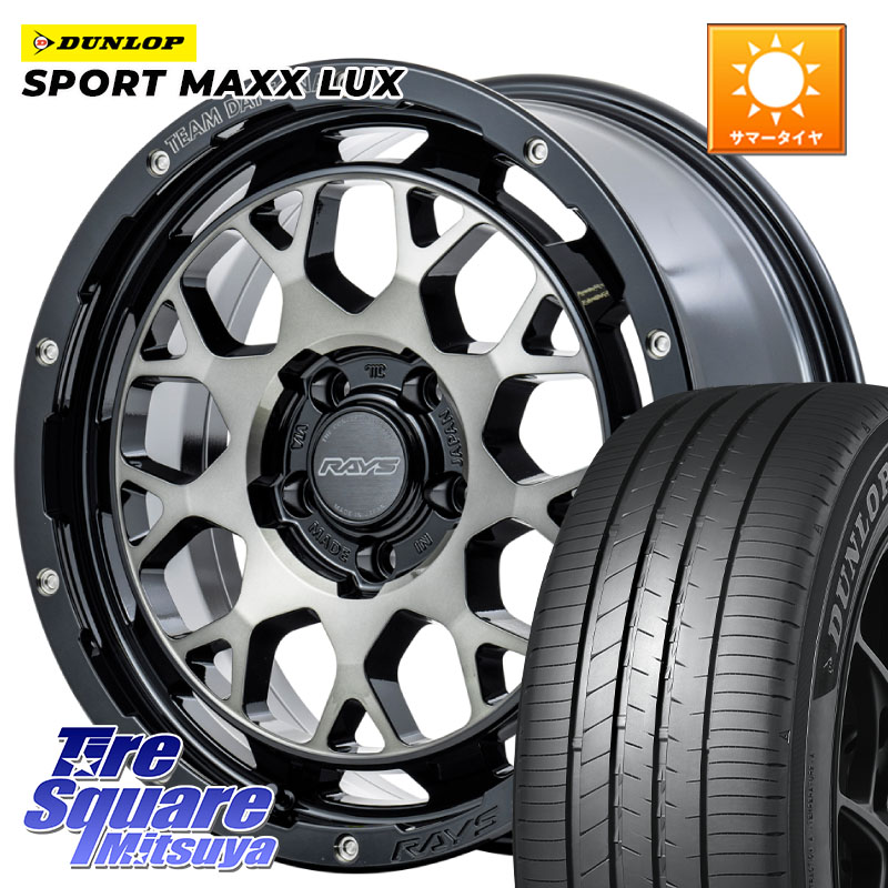 RAYS TEAM DAYTONA M9+ ホイール 18インチ 18 X 7.5J +32 5穴 114.3 DUNLOP SPORT MAXX LUX ダンロップ 235/65R18