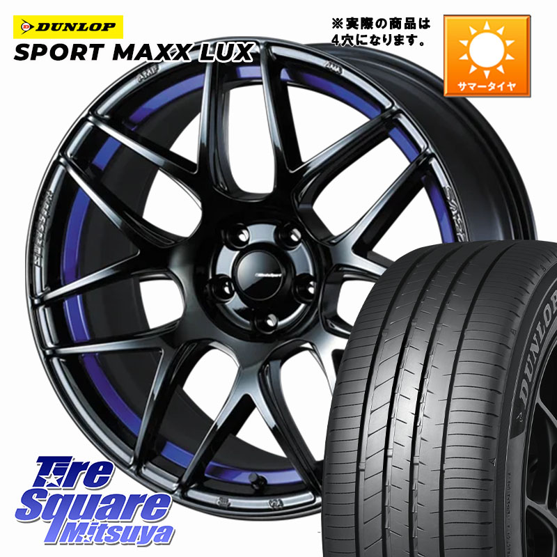 DUNLOP SPORT MAXX LUX ダンロップ 195/60R17WEDS WedsSport SA-27R SA27R ウェッズ スポーツ ホイール 17インチ 17X6.5J 42 4穴 100 ライズ/ロッキー(ガソリン車4穴) ロッキー ガソリン車 4穴 REX レックス|タイヤスクエアミツヤ