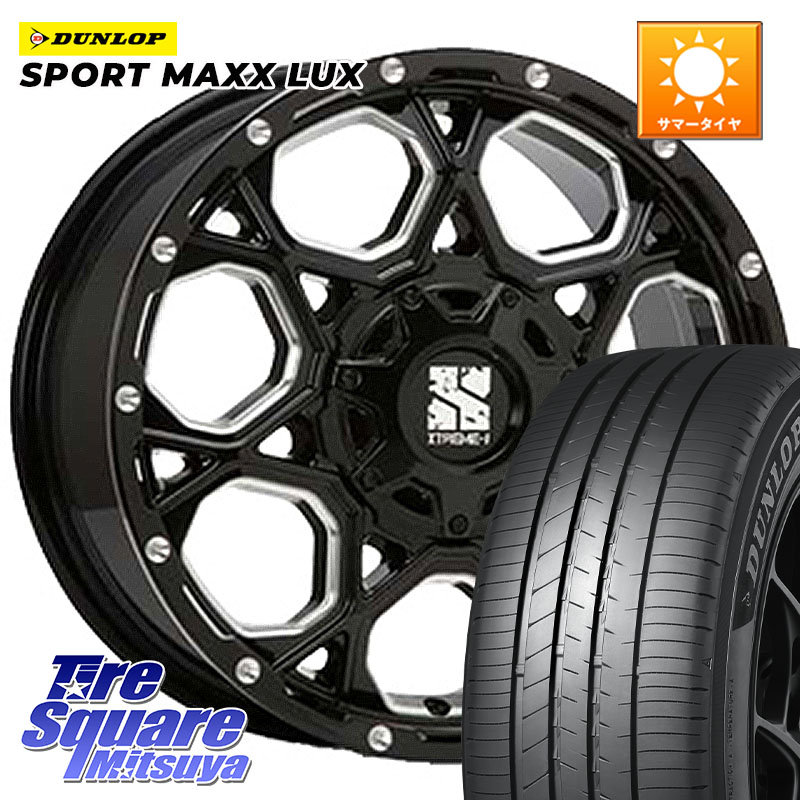 MLJ XJ06 XTREME-J エクストリームJ ホイール 17インチ 17 X 7.5J +35 5穴 114.3 DUNLOP SPORT MAXX LUX ダンロップ 215/55R17