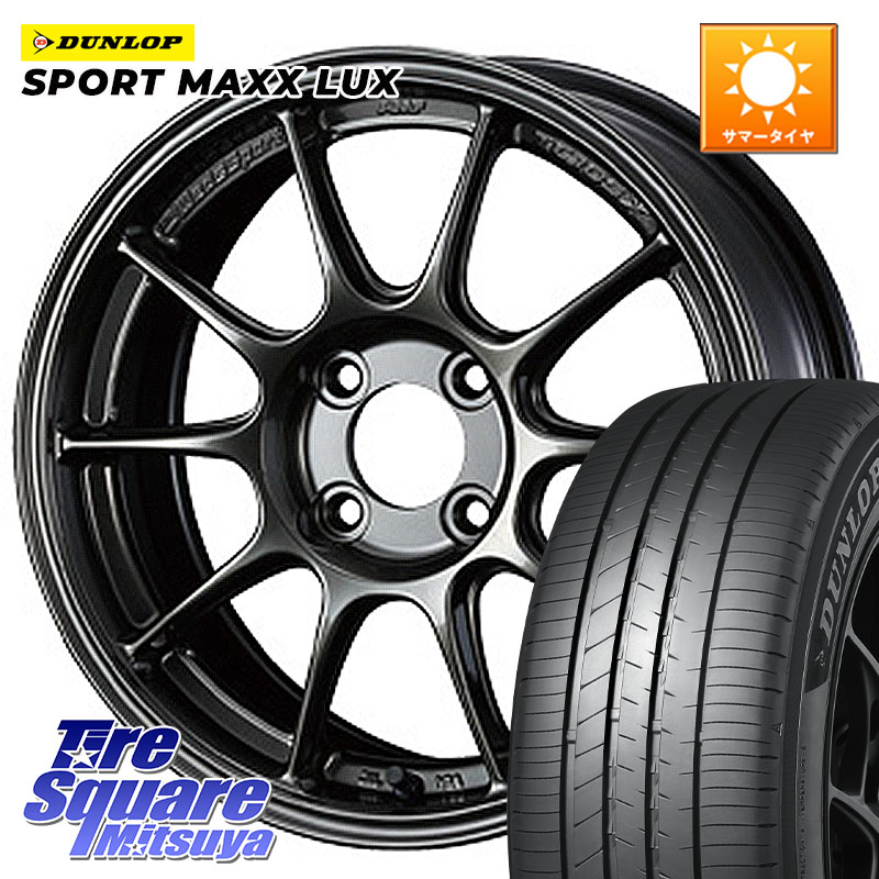 WEDS 73668 TC-105X TC105X EJ ウェッズ スポーツ ホイール 17インチ 17 X 7.5J +38 4穴 100 DUNLOP SPORT MAXX LUX ダンロップ 205/45R17 MAZDA2 ロードスター(ローダウン等)