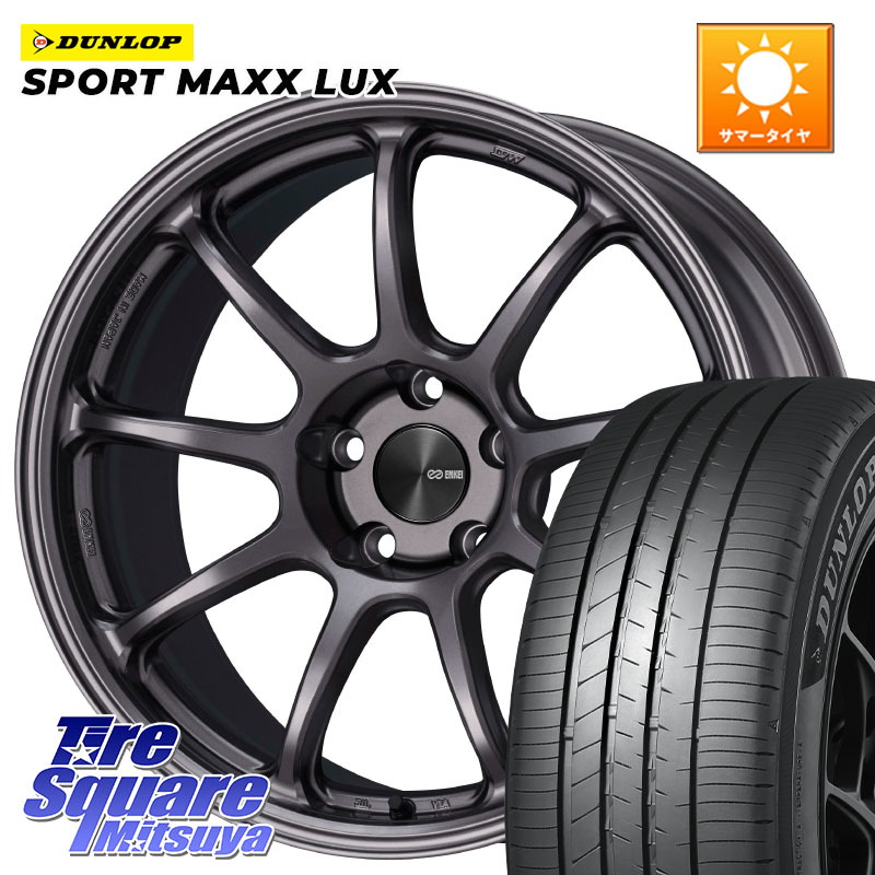 ENKEI PerformanceLine PF09 ホイール 4本 18インチ 18 X 8.5J +45 5穴 114.3 DUNLOP SPORT MAXX LUX ダンロップ 235/45R18 CY2アコード