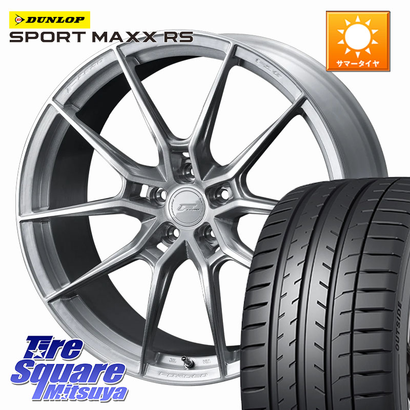 WEDS 【欠品次回4月下旬】 F ZERO FZ-6 FZ6 鍛造 FORGED ホイール 20インチ エフゼロ 20 X 8.5J(TESLA MODEL3 3L) +30 5穴 114.3 DUNLOP ダンロップ SPORT MAXX RS 235/35R20 TESLA テスラ MODEL 3