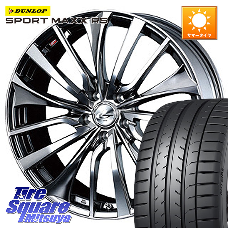 WEDS 36381 レオニス VT ウェッズ Leonis ホイール 19インチ 19 X 8.0J +50 5穴 114.3 DUNLOP ダンロップ SPORT MAXX RS 245/35R19 WRX S4(VBH)
