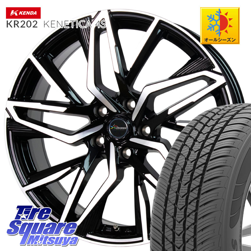 KENDA ケンダ KENETICA 4S KR202 オールシーズンタイヤ 195/65R15HotStuff Chronus CH-112 クロノス CH112 ホイール 15インチ 15X6.0J 43 5穴 114.3 C27セレナ ランディ リバティ 日産 シルフィ 日産 セレナ SERENA 日産 オーリス カローラルミオン ステップワゴン|タイヤスクエアミツヤ