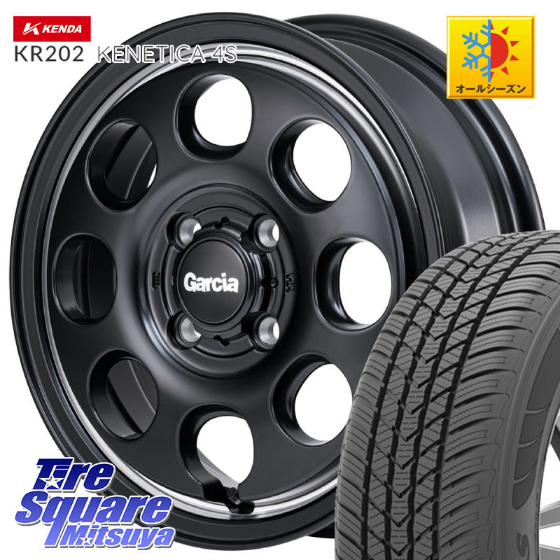 KENDA ケンダ KENETICA 4S KR202 オールシーズンタイヤ 165/65R14 MANARAY MID Garcia Palm8 ガルシア パーム8 ホイール 14インチ 14 X 4.5J +45 4穴 100 デリカミニ4WD キャスト[アクティバ] ハスラー ピクシスジョイ[Cグレード] ハイゼット アゲトラCustom車用※軽自