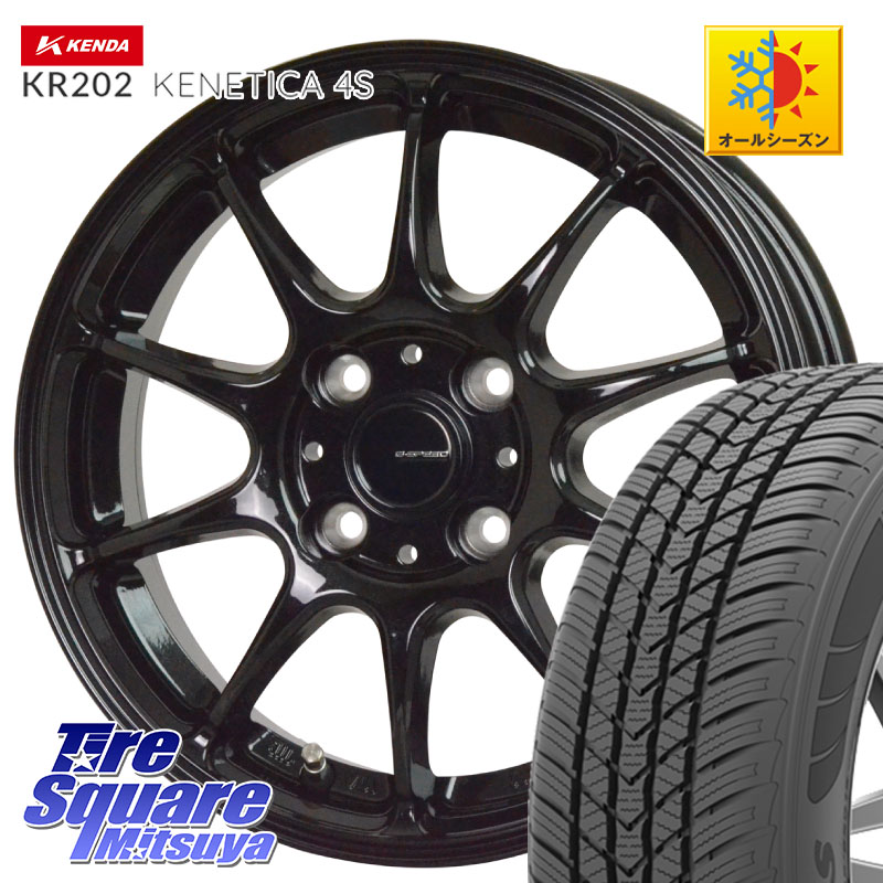 KENDA ケンダ KENETICA 4S KR202 オールシーズンタイヤ 165/65R14HotStuff G.SPEED G-07 ホイール 14インチ ジースピード 14X4.5J 45 4穴 100 デリカミニ4WD キャスト[アクティバ] ハスラー ピクシスジョイ[Cグレード] ハイゼットアゲトラCustom車用※軽自動車専用ホイ｜タイヤスクエアミツヤ