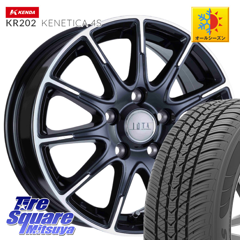 KENDA ケンダ KENETICA 4S KR202 オールシーズンタイヤ 195/65R15阿部商会 TIRADO IOTA イオタ ホイール 15インチ 15X6.0J 53 5穴 114.3 ヴォクシー VOXY ノア NOAH ステップワゴン アクセラ MAZDA|タイヤスクエアミツヤ