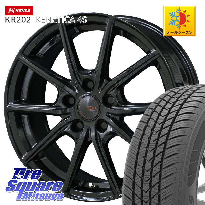 KENDA ケンダ KENETICA 4S KR202 オールシーズンタイヤ 195/65R15 KYOHO SEIN EK ザインEK ホイール 15インチ 15 X 6.0J +45 5穴 100 210系カローラスポーツ 50系プリウス