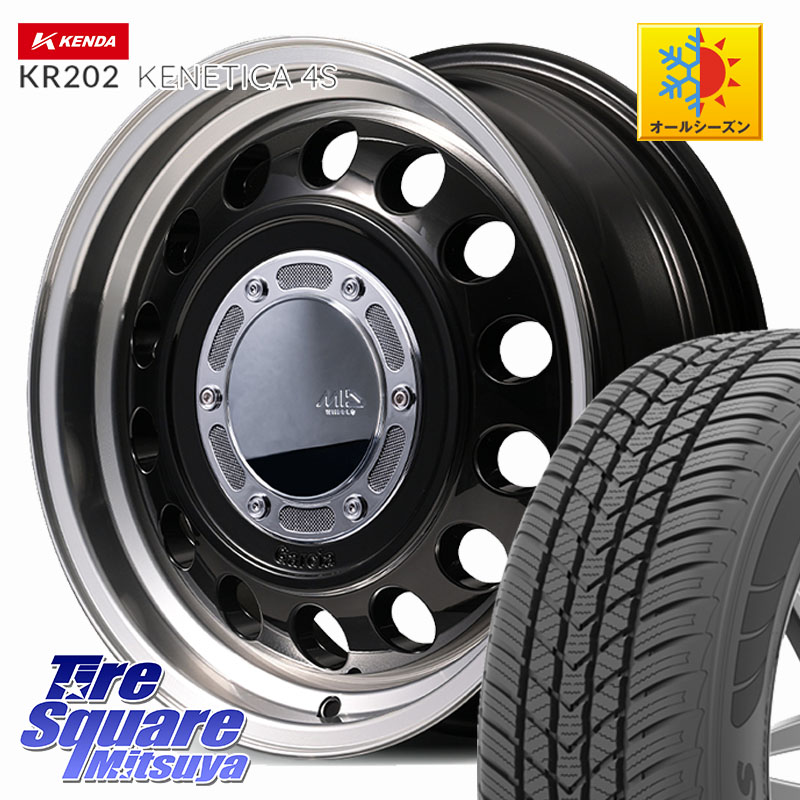 KENDA ケンダ KENETICA 4S KR202 オールシーズンタイヤ 155/65R14 MANARAY MID GARCIA CISCO Type2 ホイール 14インチ 14 X 4.5J +45 4穴 100 N-BOX デリカミニ2WD タント スペーシア サクラ ハイゼット アゲトラCustom車用※軽自動車専用ホイール※ 66,539円