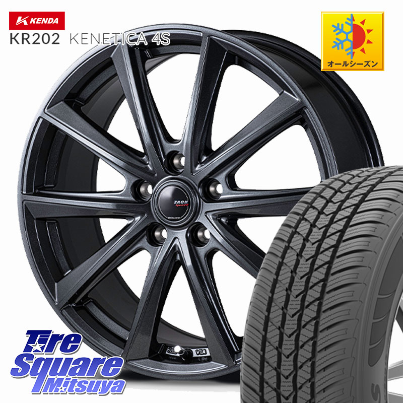 KENDA ケンダ KENETICA 4S KR202 オールシーズンタイヤ 195/65R15Japan三陽 ZACK Sport-FT ホイール 15インチ 15X6.0J 43 5穴 114.3 C27セレナ ランディ リバティ 日産 シルフィ 日産 セレナ SERENA 日産 オーリス カローラルミオン ステップワゴン｜タイヤスクエアミツヤ
