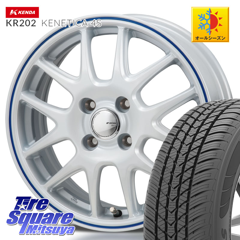 KENDA ケンダ KENETICA 4S KR202 オールシーズンタイヤ 195/65R15MONZA JP STYLE Jefa ジェファ 15インチ 15X5.5J 43 4穴 100 E13オーラ ブルーバードシルフィ 日産 カローラフィールダー カローラアクシオ|タイヤスクエアミツヤ
