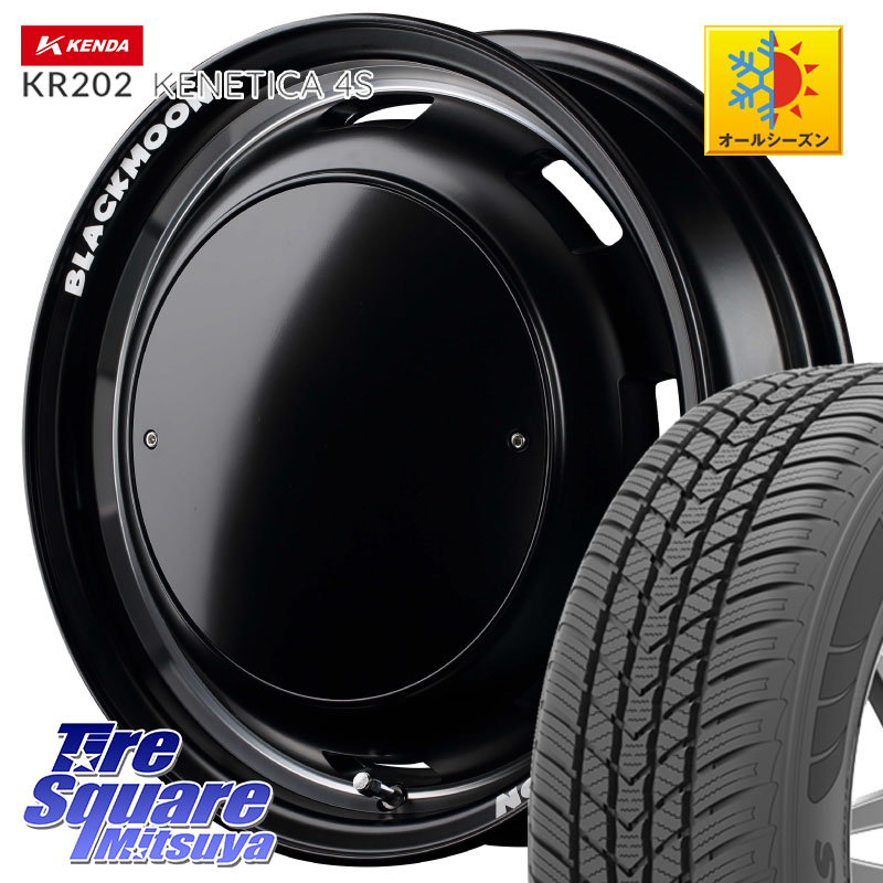KENDA ケンダ KENETICA 4S KR202 オールシーズンタイヤ 165/65R14MANARAY MID Garcia CISCO BLACKMOON EDITION 14インチ 14X4.5J 45 4穴 100 デリカミニ4WD キャスト[アクティバ] ハスラー ピクシスジョイ[Cグレード] ハイゼットアゲトラCustom車用※軽自動車専用ホイ｜タイヤスクエアミツヤ