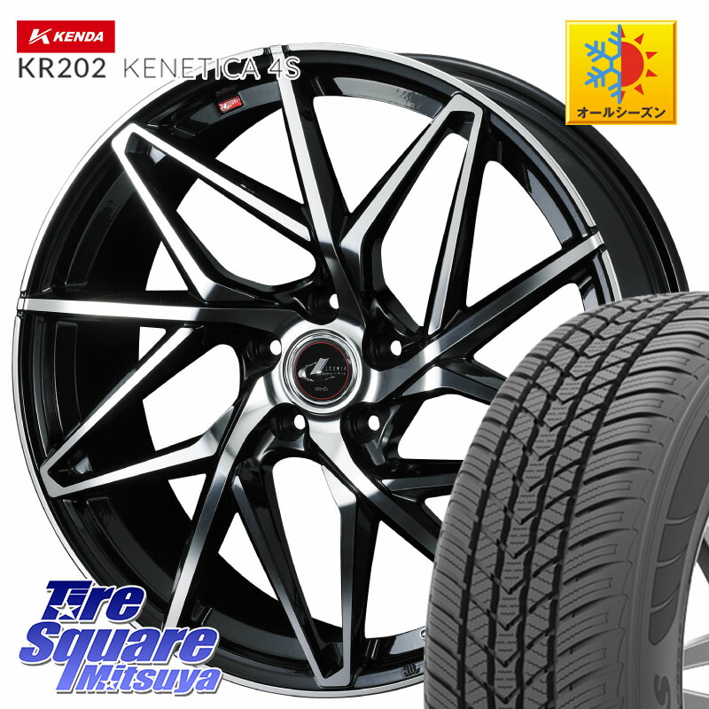 KENDA ケンダ KENETICA 4S KR202 オールシーズンタイヤ 195/65R15 WEDS 40568 レオニス LEONIS IT PBMC 15インチ 15 X 6.0J +50 5穴 114.3