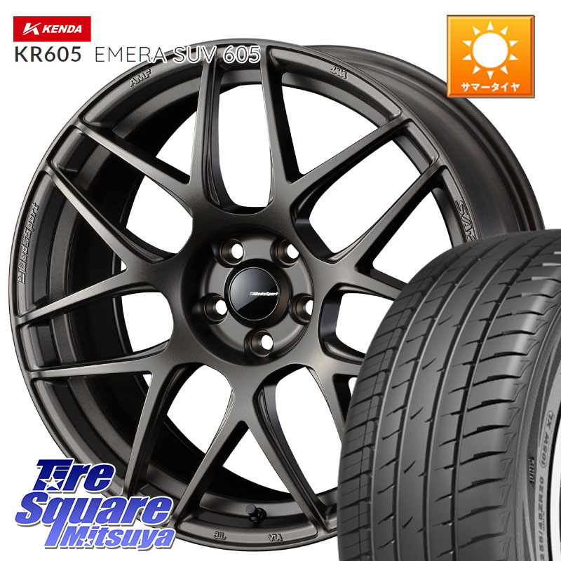 WEDS 74195 SA-27R ウェッズ スポーツ ホイール 18インチ 18 X 8.5J +35 5穴 114.3 KENDA ケンダ KR605 EMERA SUV 605 サマータイヤ 235/55R18