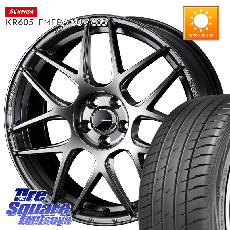 WEDS 74220 SA-27R PSB ウェッズ スポーツ ホイール 18インチ 18 X 8.5J +35 5穴 114.3 KENDA ケンダ KR605 EMERA SUV 605 サマータイヤ 235/55R18