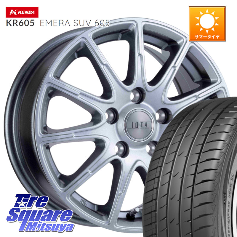 KENDA ケンダ KR605 EMERA SUV 605 サマータイヤ 225/60R17阿部商会 IOTA 平座仕様(レクサス・トヨタ専用) TIRADO イオタ ホイール 17インチ 17X6.5J 40 5穴 114.3 30系アルファード/ヴェルファイア ヴェルファイアハイブリッド ヴェルファイア アルファード｜タイヤスクエアミツヤ