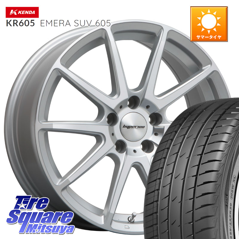 MLJ HYPERION CVX ハイペリオン ホイール 18インチ 18 X 8.0J +45 5穴 114.3 KENDA ケンダ KR605 EMERA SUV 605 サマータイヤ 225/55R18 デリカD:5 SL系フォレスター