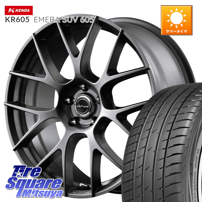 MANARAY MID Lefinada MOTION3 平座仕様 トヨタ・レクサス専用 ホイール 18インチ 18 X 7.0J +40 5穴 120 KENDA ケンダ KR605 EMERA SUV 605 サマータイヤ 225/60R18 40系アルファード 40系ヴェルファイア