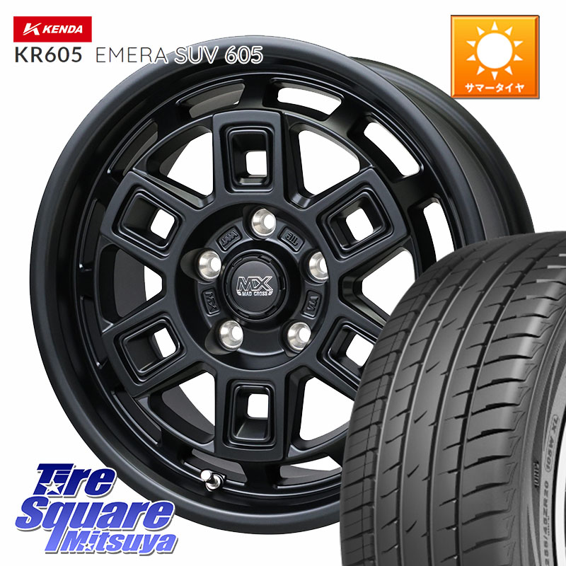 HotStuff MAD CROSS AEVER マッドクロス アイヴァー ホイール 17インチ 17 X 7.0J +38 5穴 114.3 KENDA ケンダ KR605 EMERA SUV 605 サマータイヤ 225/60R17 30系アルファード 30系ヴェルファイア デリカD:5 SL系フォレスター