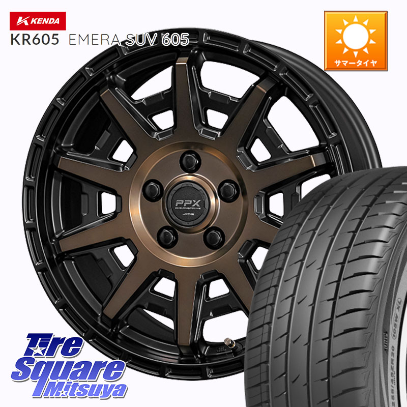 KYOHO PPX D10X ホイール 17インチ 17 X 7.0J +35 5穴 114.3 KENDA ケンダ KR605 EMERA SUV 605 サマータイヤ 225/60R17 30系アルファード 30系ヴェルファイア デリカD:5