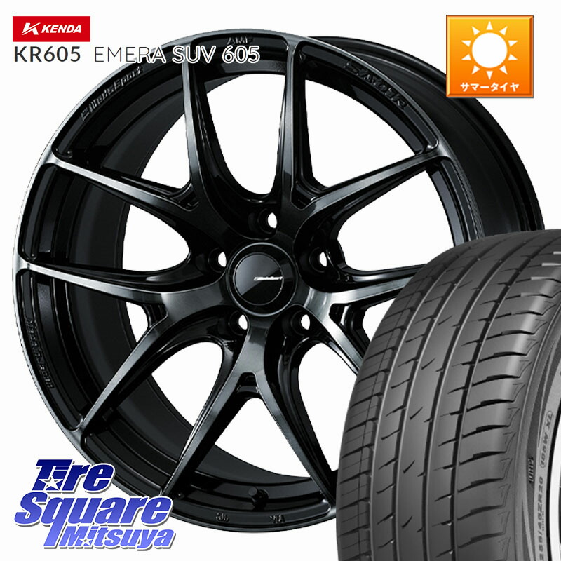 WEDS WedsSport SA-01R ホイール 18インチ ウェッズ スポーツ 18 X 8.5J +35 5穴 114.3 KENDA ケンダ KR605 EMERA SUV 605 サマータイヤ 235/55R18