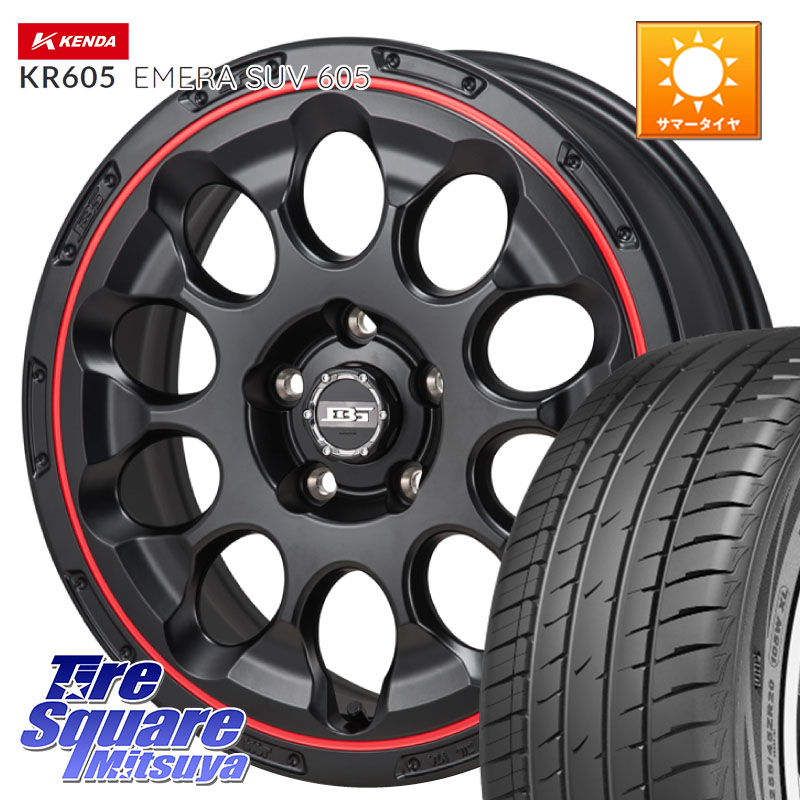 KENDA ケンダ KR605 EMERA SUV 605 サマータイヤ 225/60R17KOSEI BOTTOM GARCIA CHRONO レッドリム ホイール 17インチ 17X7.0J 38 5穴 114.3 30系アルファード/ヴェルファイア デリカD:5 デリカD:5(26+) SL系フォレスター エクストレイル X-TRAIL 日産 ヴェルファイア|タイヤスクエアミツヤ