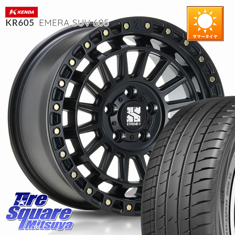 KENDA ケンダ KR605 EMERA SUV 605 サマータイヤ 225/60R17MLJ XJ08 XTREME-J ホイール 17インチ 17X7.5J 42 5穴 114.3 30系アルファード/ヴェルファイア デリカD:5 SL系フォレスター ヴェルファイアハイブリッド ヴェルファイア アルファード アウトランダー｜タイヤスクエアミツヤ