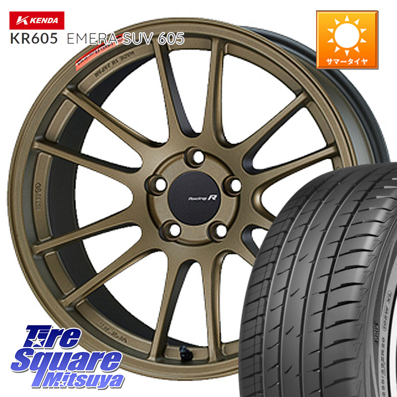 ENKEI エンケイ Racing Revolution GTC01RR ホイール 18 X 8.5J +35 5穴 114.3 KENDA ケンダ KR605 EMERA SUV 605 サマータイヤ 235/60R18 アウトランダーPHEV