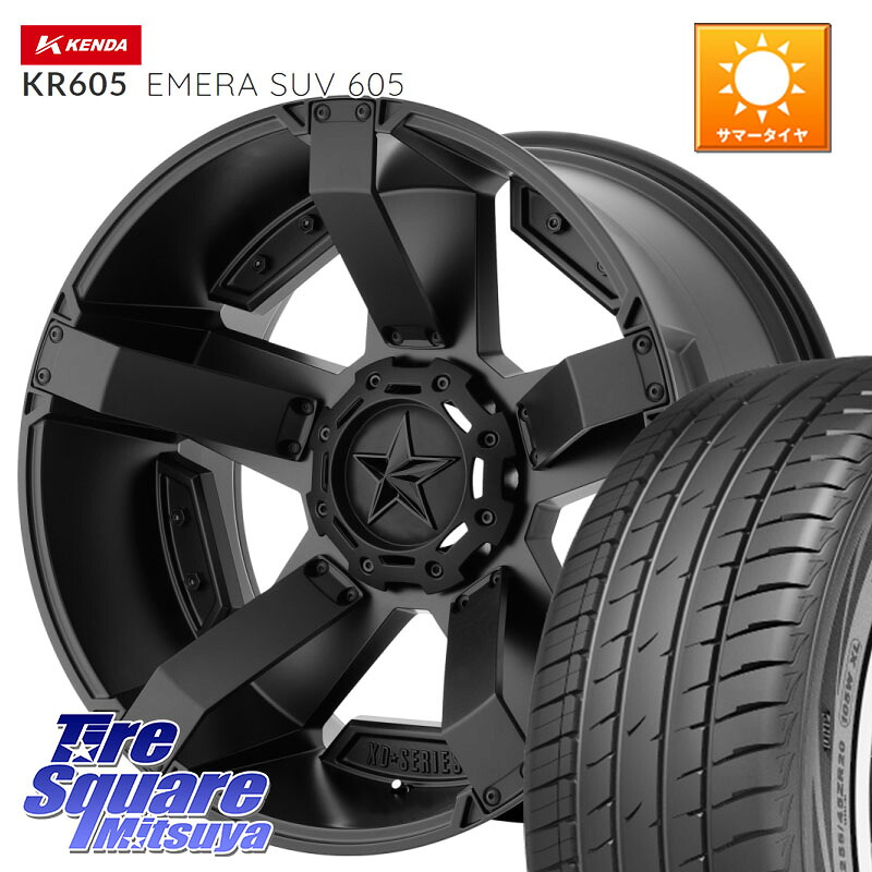 KENDA ケンダ KR605 EMERA SUV 605 サマータイヤ 225/65R17KMC XD811 ROCKSTAR2 ホイール 17インチ ロックスター2 17X8.0J 35 5穴 114.3 RAV4 50系 NX レクサス ハリアー|タイヤスクエアミツヤ