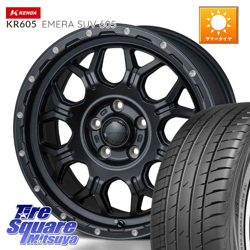 KENDA ケンダ KR605 EMERA SUV 605 サマータイヤ 225/65R17MONZA HI-BLOCK JERRARD ホイール 17インチ 17X7.5J 41 5穴 114.3 50系RAV4 80系ハリアー T32エクストレイル CX-5 CX-8 RAV4 30系 RAV4 50系 デリカD:5 D5 カスタムサイズ NX レクサス ハリアー CX-5 CX5 MAZD｜タイヤスクエアミツヤ