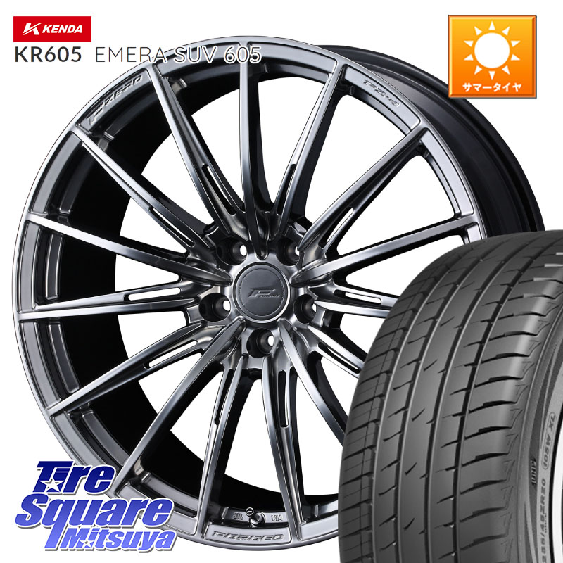 WEDS F ZERO FZ4 FZ-4 鍛造 FORGED 18インチ エフゼロ 18 X 8.0J +45 5穴 114.3 KENDA ケンダ KR605 EMERA SUV 605 サマータイヤ 235/60R18 50系RAV4 CX-60 CX-80
