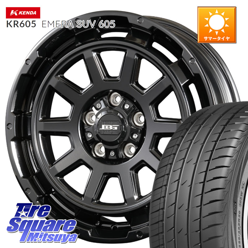 KENDA ケンダ KR605 EMERA SUV 605 サマータイヤ 225/65R17KOSEI ボトムガルシア ディグレ ホイール 17X7.0J 40 5穴 114.3 50系RAV4 80系ハリアー T32エクストレイル CX-5 CX-8 BT5レガシィアウトバック ヴァンガード RAV4 30系 RAV4 50系 デリカD:5 D5 カスタムサイズ｜タイヤスクエアミツヤ