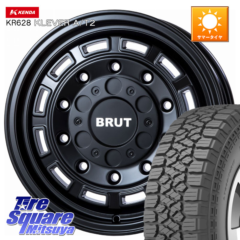 KENDA ケンダ KR628 KLEVER AT2 A/T2 サマータイヤ 265/65R17BRUT ブルート BR-70 BR70 ホイール 17インチ 17X7.5J 40 6穴 139.7 トライトンGLS(ナローボディ) トライトンGSR パジェロ|タイヤスクエアミツヤ