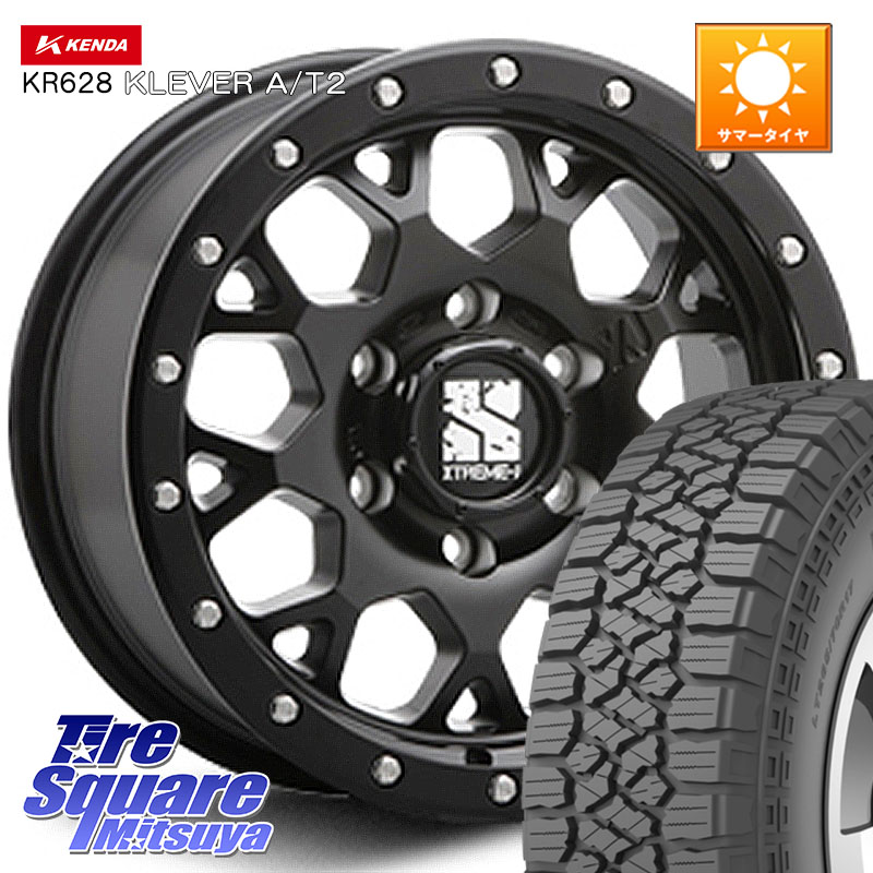 MLJ XJ04 XTREME-J エクストリームJ ホイール 17インチ 17 X 8.0J +20 6穴 139.7 KENDA ケンダ KR628 KLEVER AT2 A/T2 サマータイヤ 265/65R17 GUN125ハイラックスHILUX 150系ランドクルーザープラド トライトンGSR
