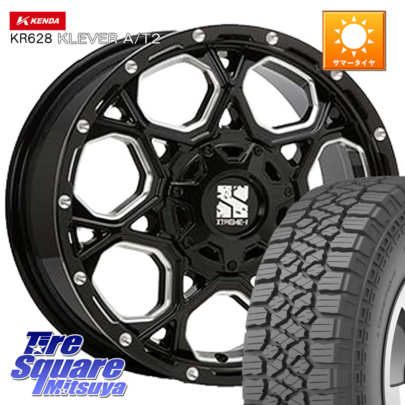 KENDA ケンダ KR628 KLEVER AT2 A/T2 サマータイヤ 265/65R17MLJ XJ06 XTREME-J エクストリームJ ホイール 17インチ 17X8.0J 20 6穴 139.7 GUN226ハイラックス 150系プラド ランクル[FJ] トライトンGSR GUN125ハイラックス Tacoma ハイラックス HILUX ハイラックス サ｜タイヤスクエアミツヤ