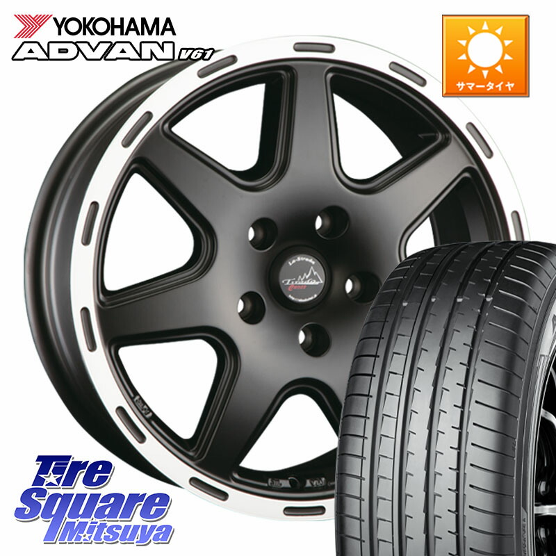 YOKOHAMA R8642 ADVAN V61 在庫● ヨコハマ 4本単位での販売 225/60R17阿部商会 TIRADO CROSS ホイール 17インチ 17X7.0J(US) 35 5穴 110 クライスラー Jeep Cherokee チェロキー KL系 クライスラー ジープコンパス M624系|タイヤスクエアミツヤ