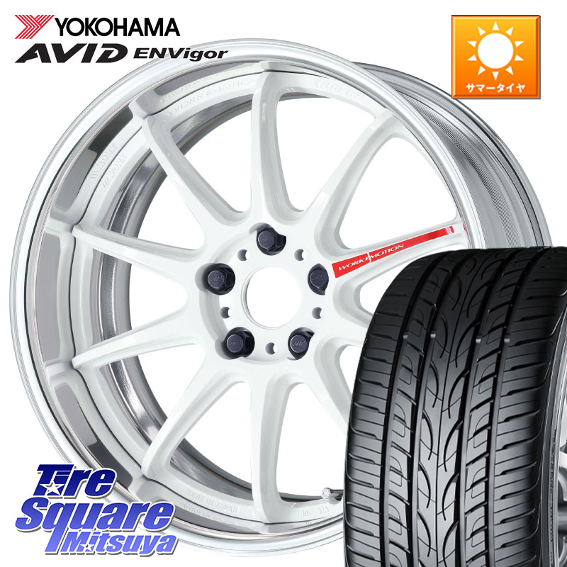 WORK EMOTION ZR10 L Disk AZW 19インチ 2ピース 19 X 8.5J +40 5穴 114.3 YOKOHAMA R8214 AVID ENVigor S321 ヨコハマ 235/40R19 CY2アコード