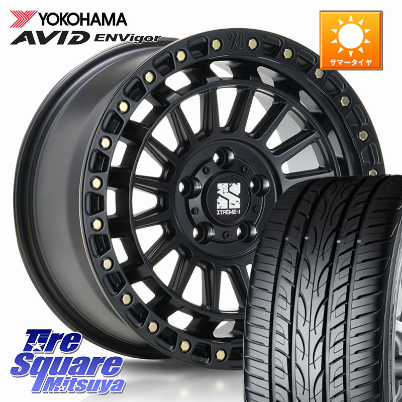MLJ XJ08 XTREME-J ホイール 17インチ 17 X 7.5J +42 5穴 114.3 YOKOHAMA S0564 AVID ENVigor S321 ヨコハマ 215/45R17