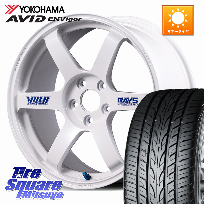 YOKOHAMA R5236 AVID ENVigor S321 ヨコハマ 245/45R19RAYS 【欠品次回3~4月】 VOLK RACING TE37 SAGA S-plus 30th STICKER Ver ホイール 19インチ 19X9.0J 35 5穴 114.3 アルファード ヴェルファイア カスタムサイズ|タイヤスクエアミツヤ