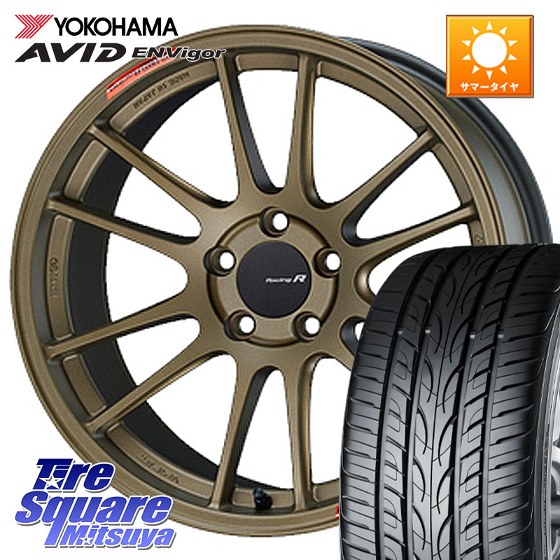 ENKEI エンケイ Racing Revolution GTC01RR ホイール 18 X 7.5J +45 5穴 114.3 YOKOHAMA R9274 AVID ENVigor S321 ヨコハマ 235/55R18 BT5レガシィアウトバック