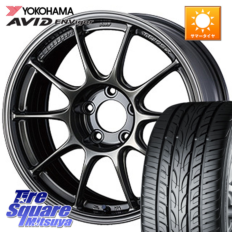 YOKOHAMA R8212 AVID ENVigor S321 ヨコハマ 235/45R18WEDS WedsSport TC-105X TC105X ウェッズ スポーツ ホイール 18インチ 18X8.5J 43 5穴 114.3 CY2アコード ES レクサス アコード｜タイヤスクエアミツヤ