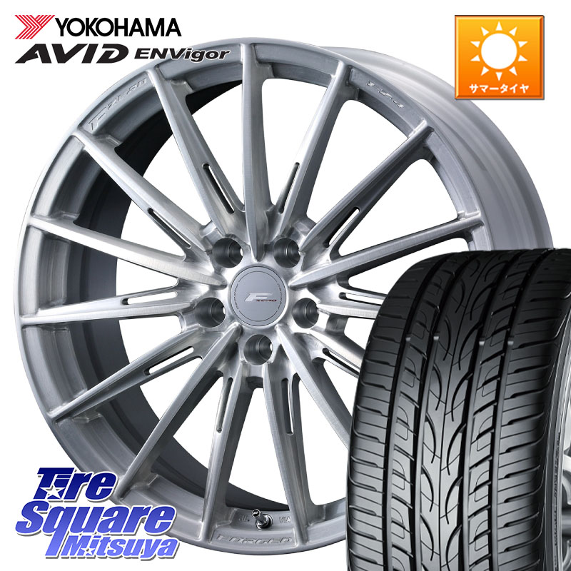 WEDS F ZERO FZ4 FZ-4 鍛造 FORGED 19インチ エフゼロ 19 X 8.0J +35 5穴 114.3 YOKOHAMA R7345 AVID ENVigor S321 ヨコハマ 225/40R19