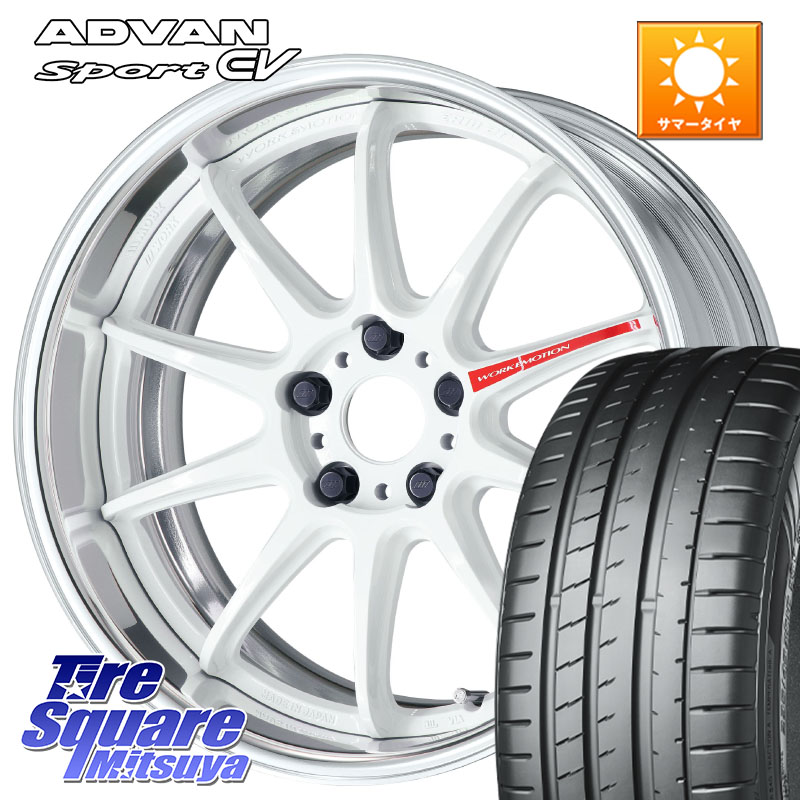 WORK EMOTION ZR10 L Disk AZW 19インチ 2ピース 19 X 8.0J +40 5穴 114.3 YOKOHAMA R8846 ADVAN Sport EV V108 ヨコハマ 235/40R19 CY2アコード