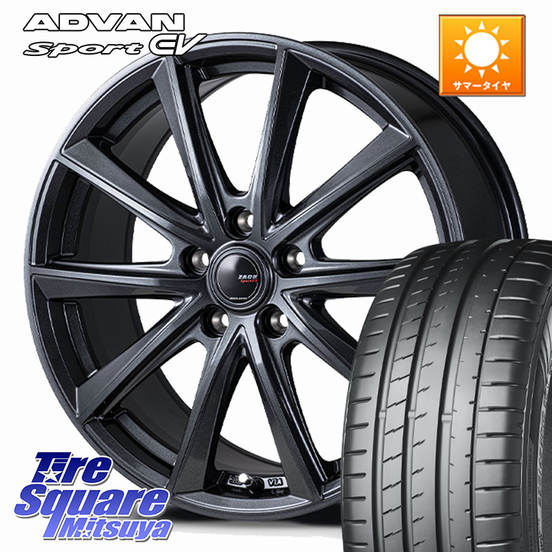 Japan三陽 ZACK Sport-FT 平座仕様(レクサス・トヨタ専用) ホイール 18インチ 18 X 7.5J +38 5穴 114.3 YOKOHAMA R8836 ADVAN Sport EV V108 ヨコハマ 235/45R18 70系カムリ 112,345円